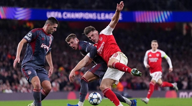 Gyokeres chưa thể nổ súng tại Champions League cho Arsenal