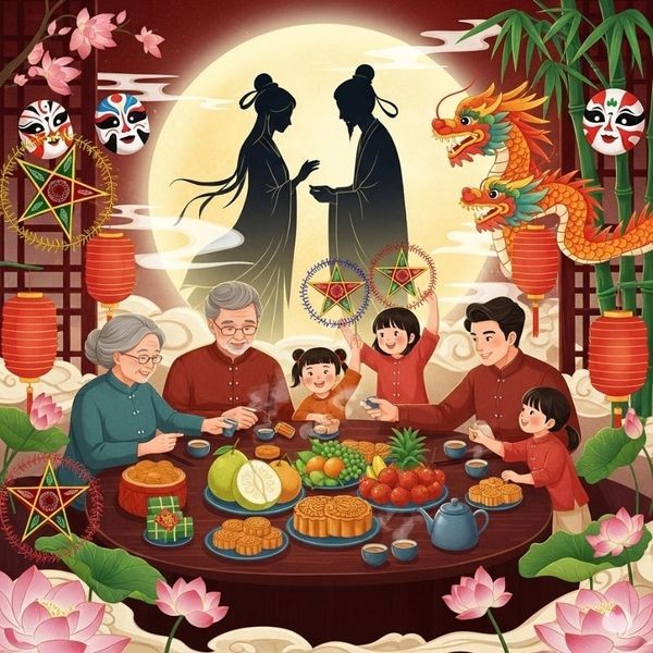 Trung thu mang ý nghĩa đoàn viên
