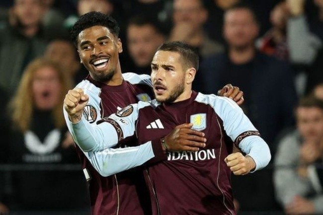 Buendia mở tỷ số cho Aston Villa.