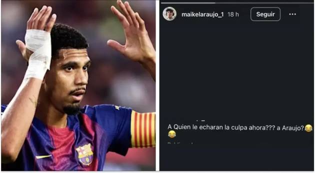 Em trai Araujo mỉa mai CĐV Barca sau thất bại trước PSG.