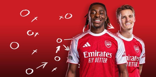 Eberechi Eze và Martin Odegaard gây ấn tượng tại Arsenal.