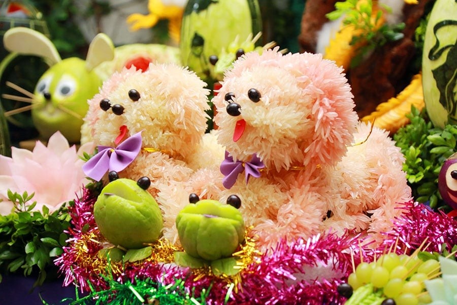 Chó bưởi một hình ảnh quen thuộc trong Tết Trung thu
