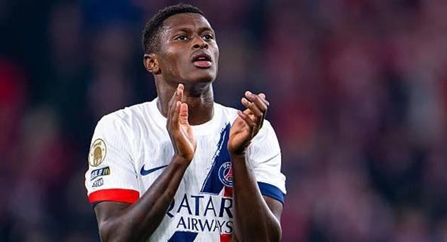 Nuno Mendes không hài lòng với trận hòa Lille.