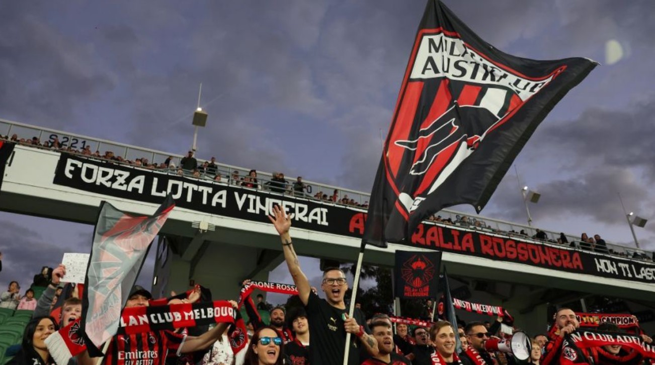 Các CĐV AC Milan từng nhiều lần theo chân đội nhà đến Australia.