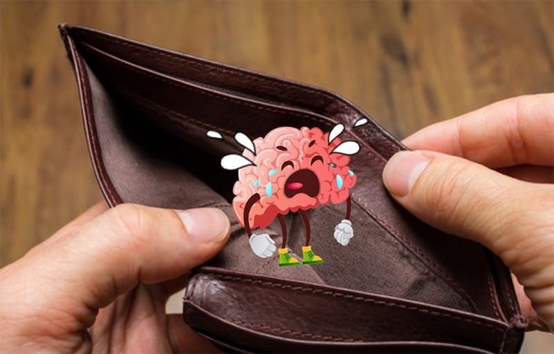 Đây là biểu hiện rõ ràng nhất của một người đang rơi vào vòng xoáy nghèo khó.
