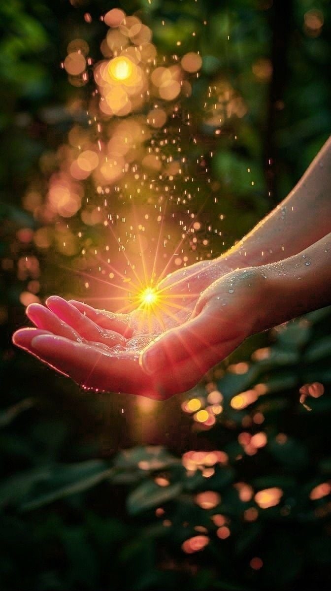 Ánh sáng và hương thơm tự nhiên xuất hiện chính là một dạng điềm báo tốt lành