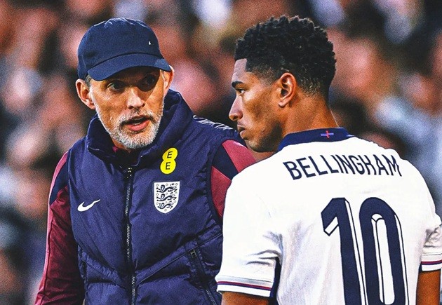  Bellingham bất ngờ bị loại khỏi đội hình.
