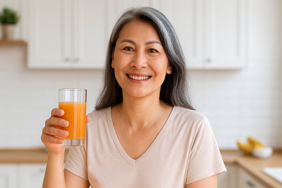 Bổ sung vitamin C mỗi ngày giúp phụ nữ giữ được năng lượng tích cực và vẻ ngoài tươi trẻ.