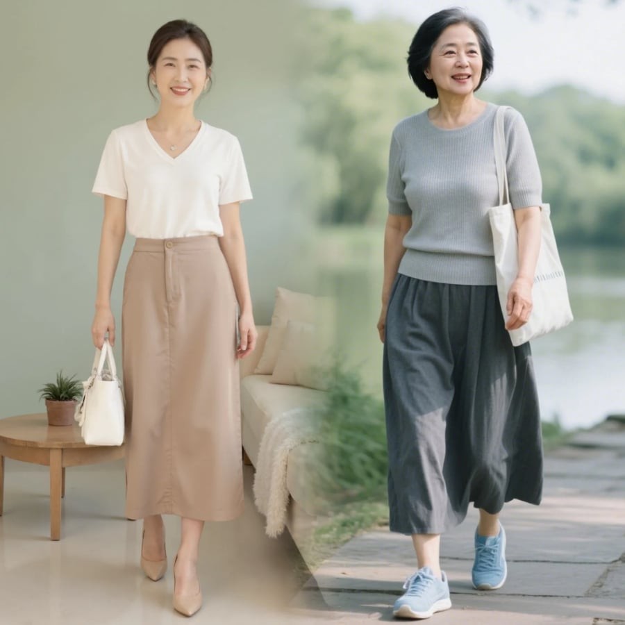 Gam màu trắng, xanh nhạt, be hay xám xanh đều có khả năng làm sáng da