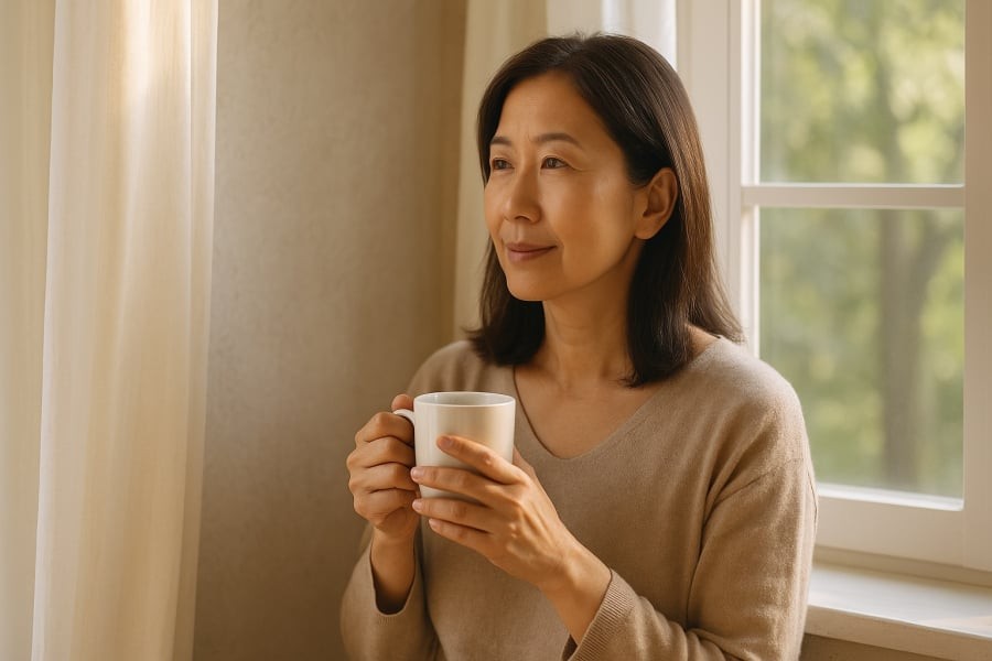 Bình yên đến từ những khoảnh khắc một mình – khi ta học cách lắng nghe chính mình và tìm thấy sự an nhiên trong tâm hồn.