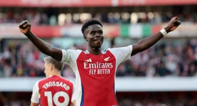 Saka là trụ cột của Arsenal.