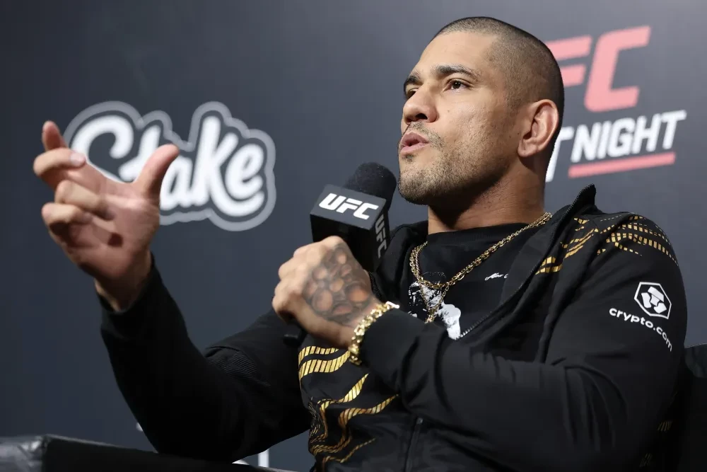 Alex Pereira tại buổi cân thử UFC
