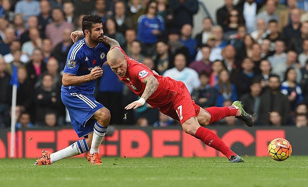 Diego Costa và Martin Skrtel từng có hiềm khích trong quá khứ.