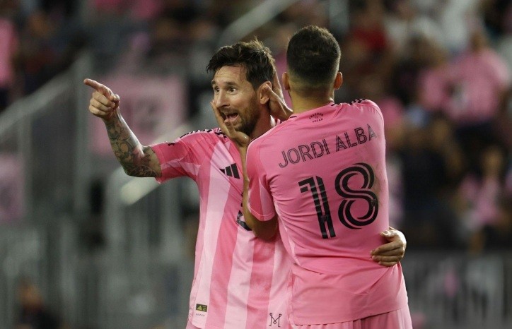 Siêu sao Messi góp công vào 3 bàn thắng cho Miami.