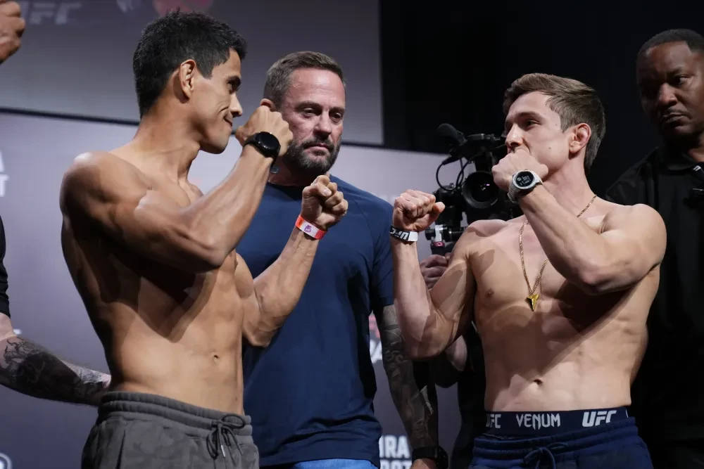 Jafel Filho tại buổi cân thử chính thức cho sự kiện UFC.