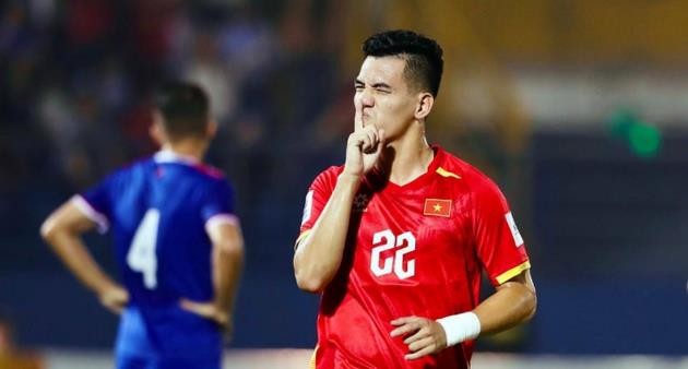 Tiến Linh là chủ lực của hàng công Việt Nam. 