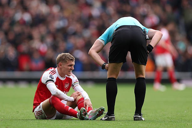 Arsenal đã không còn lo lắng về chấn thương của Odegaard.
