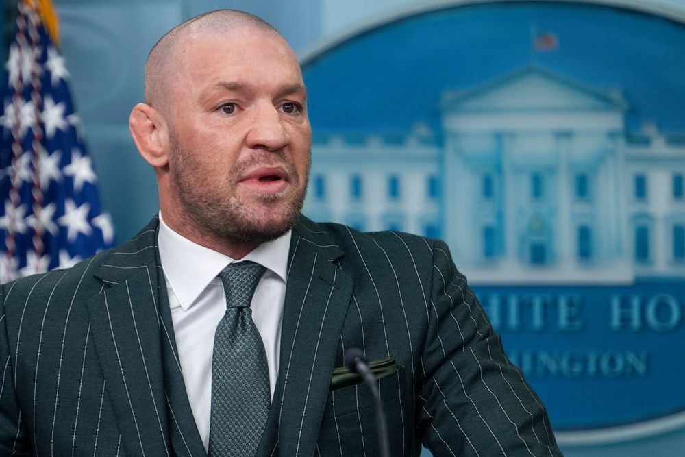 Conor McGregor tại một sự kiện ở Nhà Trắng