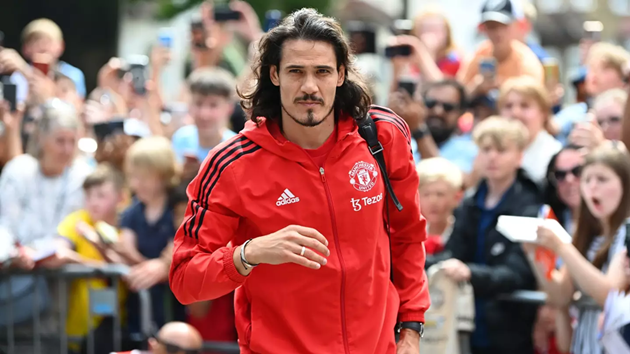 Cavani từng được nhiều CĐV tại Old Trafford yêu mến khi thi đấu cho Man Utd.