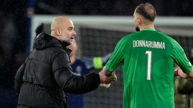 Gianluigi Donnarumma ấn tượng mạnh với Pep Guardiola.