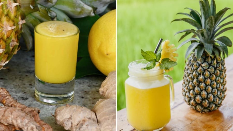 Nước ép gừng dứa mang lại nhiều lợi ích cho sức khoẻ.