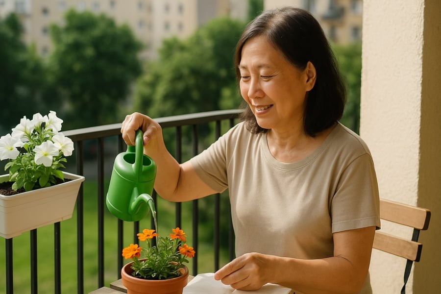 Sống chậm, sống vui với những điều giản dị là phần thưởng lớn nhất sau khi về hưu.