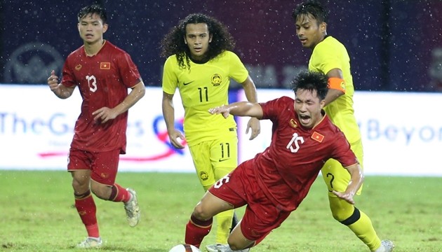 U22 Việt Nam chung bảng đấu với U22 Malaysia.