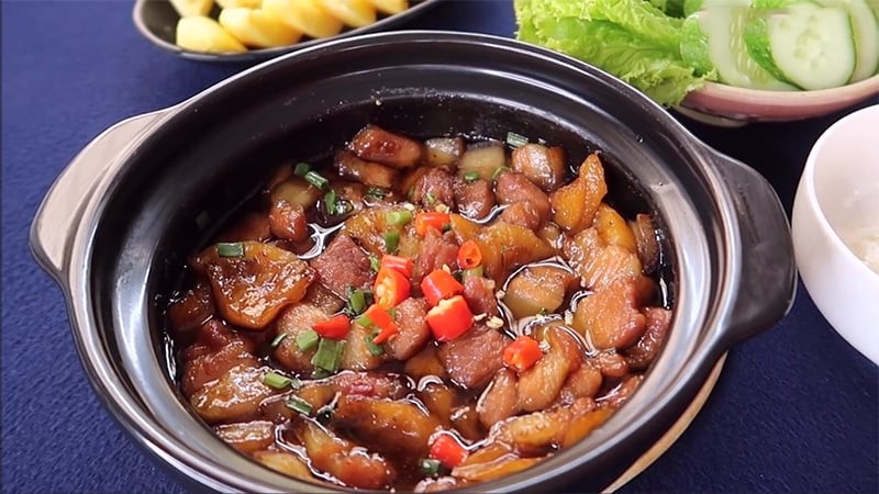 Thit kho tiêu ngon