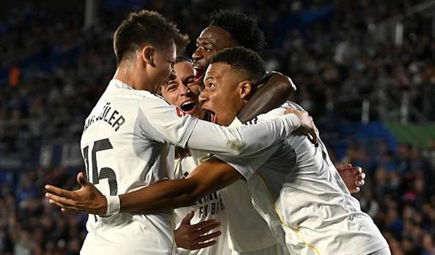 Real Madrid thắng nhọc nhằn Getafe trên sân khách.