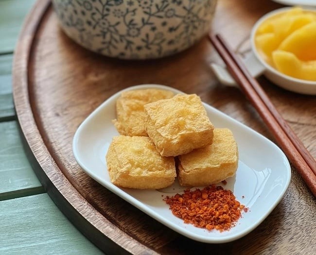 Miếng đậu phụ chiên giòn kiểu đơn giản nhưng không hề đơn điệu sẽ là lựa chọn hoàn hảo