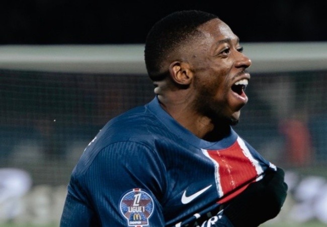 Dembele trở lại đội hình PSG.