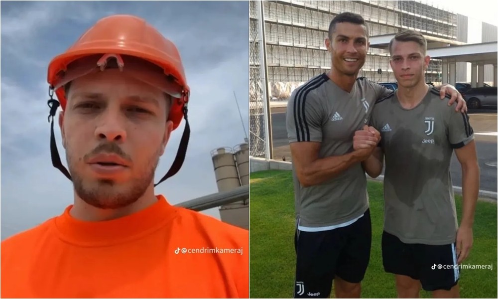 Cendrim Kameraj trở thành công nhân xây dựng ở tuổi 26 dù từng được tập luyện cùng Cristiano Ronaldo và Gianluigi Buffon.