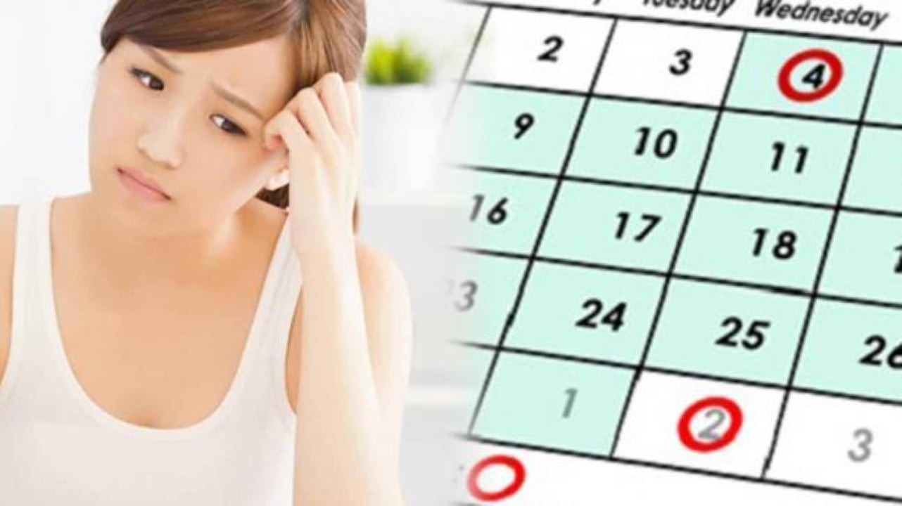 Chu kỳ kinh nguyệt đôi khi không thể dự đoán được - có thể chậm tháng này và sớm ở tháng sau. (Ảnh minh họa)