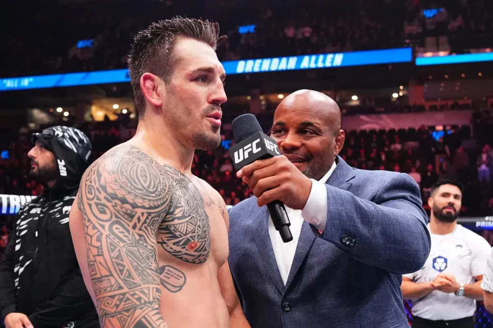 Brendan Allen đối đầu Reinier de Ridder tại UFC Fight Night