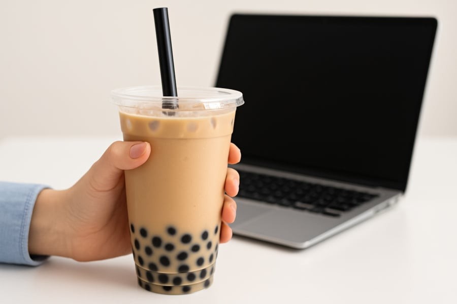 Trà sữa tưởng “vô hại” nhưng lại là gánh nặng lớn cho gan vì chứa nhiều đường và chất béo bão hòa.