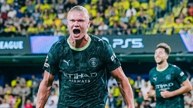Haaland mở tỷ số trận đấu.