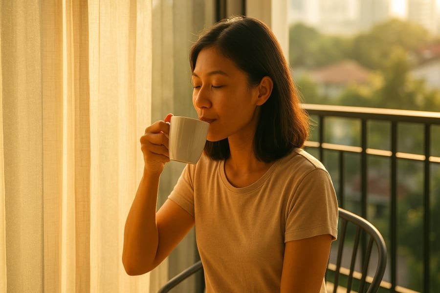 Thói quen nhâm nhi cà phê buổi sáng không chỉ giúp tinh thần tỉnh táo mà còn có lợi cho sức khỏe lâu dài.