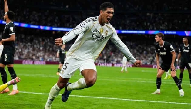 Jude Bellingham ghi bàn thắng duy nhất cho Real Madrid.