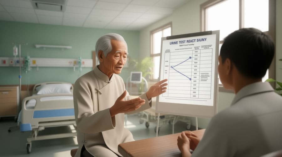 Xét nghiệm nước tiểu định kỳ giúp người bị tăng huyết áp “cứu” kịp quả thận trước khi quá muộn.