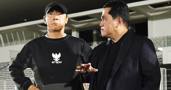 Chủ tịch Thohir dập tắt khả năng tái hợp HLV Shin Tae-yong.