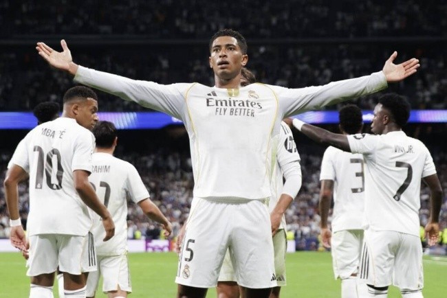 Bellingham ghi bàn cho Real.