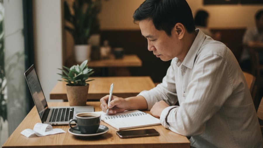 Theo dõi và ghi chép dòng tiền mỗi ngày giúp bạn kiểm soát ‘sức khỏe tài chính’ của mình.