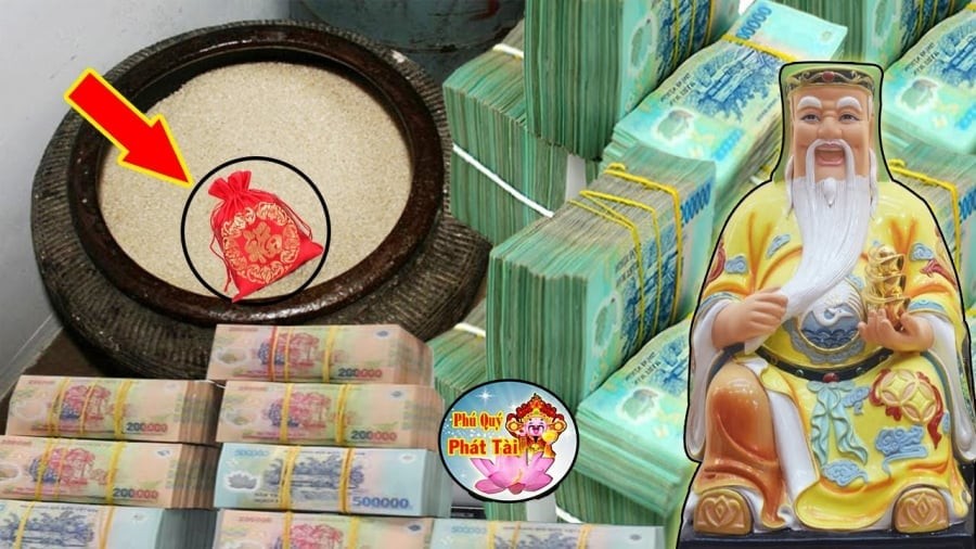 Đặt thứ này dưới đáu thùng gạo giàu có
