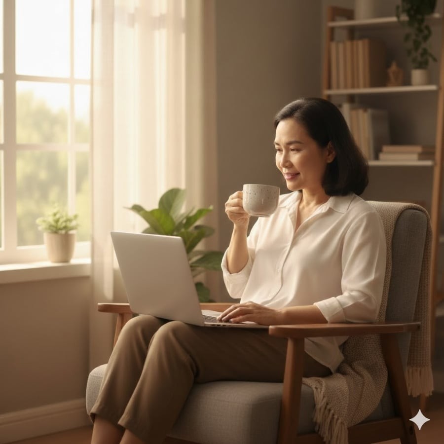 Sau tuổi 45, sự an tâm tài chính đôi khi không đến từ việc kiếm thêm, mà từ cách quản lý và giữ tiền hiệu quả.