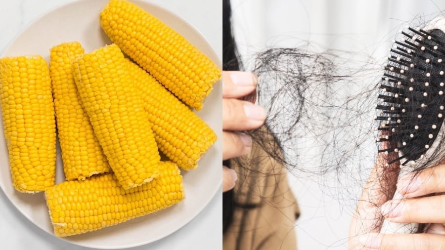 Ngô là thực phẩm giàu dinh dưỡng, có lợi trong việc nuôi dưỡng tóc, chống rụng tóc.