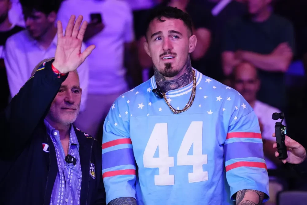 Chủ tịch UFC Dana White trong một sự kiện họp báo.