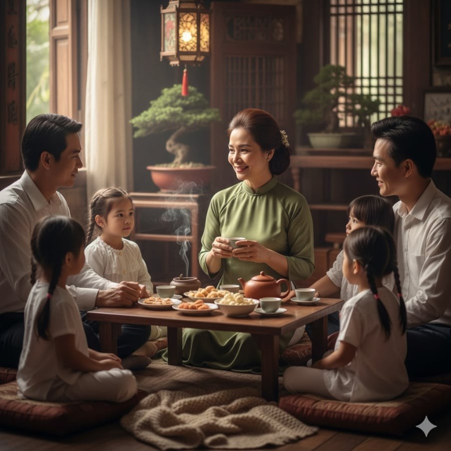 Sau tuổi 50, sống điềm đạm và biết giữ lời là cách giữ vững hòa khí trong gia đình.