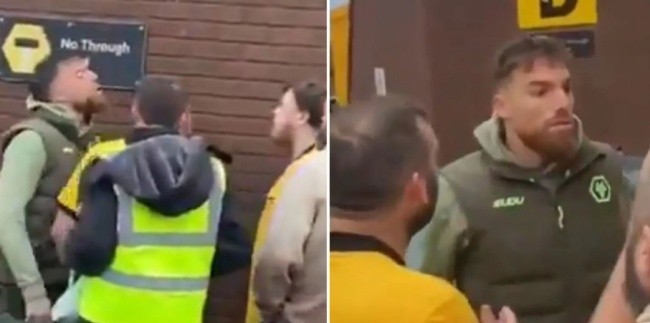 Jose Sa lời qua tiếng lại với CĐV.