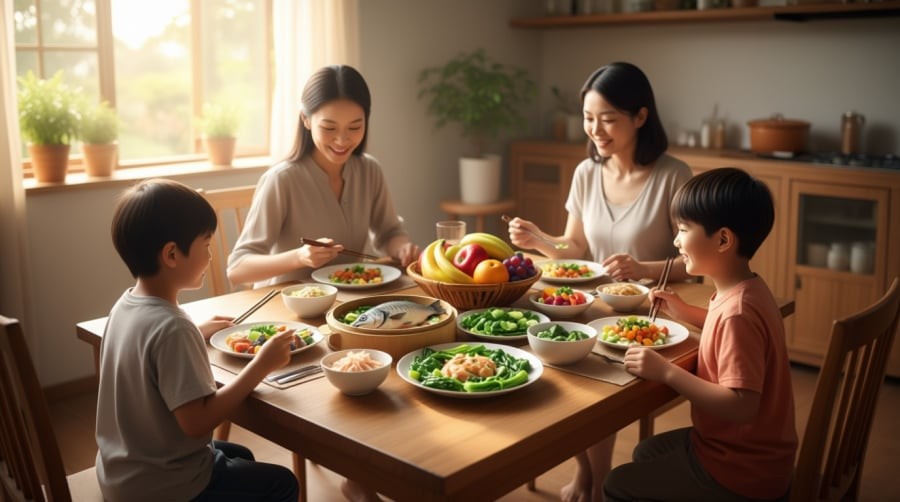 Chế độ ăn giàu dinh dưỡng giúp tim luôn khỏe mạnh, bền bỉ.