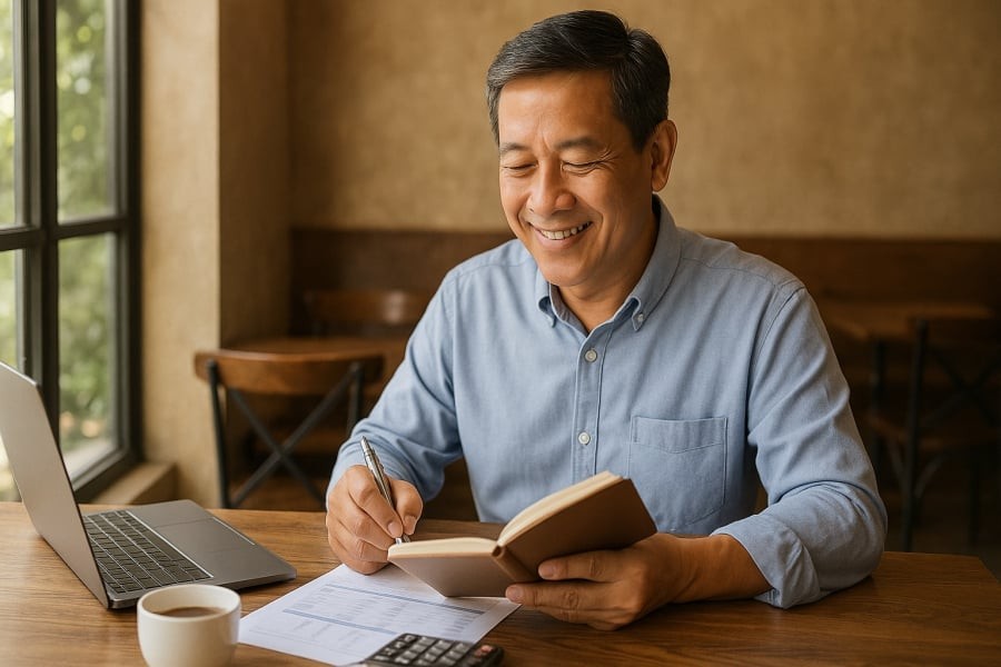 Soi lại tài chính tuổi 45 – khi sự bình an quan trọng hơn con số trong tài khoản.